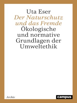 cover image of Der Naturschutz und das Fremde